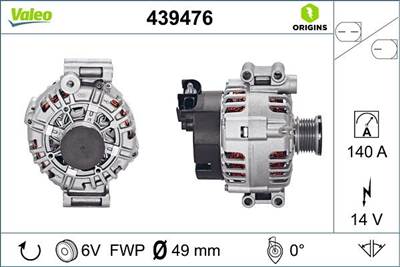 generátor VALEO 439476 for BMW