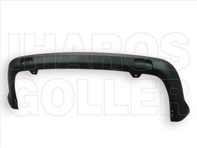 Ford Focus 2004-2007 - Hátsó lökhárító spoiler, fekete (Kombi)