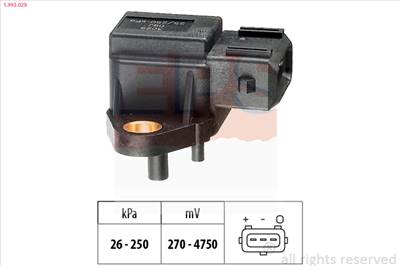 EPS 1.993.029 - szívócső nyomás érzékelő BMW LAND ROVER OPEL VAUXHALL VOLVO