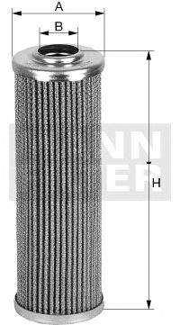 MANN-FILTER HD 518/5 x - szűrő, munkahidraulika CLAAS MASSEY FERGUSON