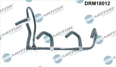 DR.MOTOR AUTOMOTIVE DRM18012 - üzemanyag túlfolyó cső DACIA NISSAN RENAULT