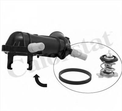 CALORSTAT BY VERNET TH7283.88J - termosztát, hűtőfolyadék FIAT JEEP