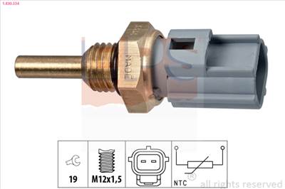 EPS 1.830.334 - hűtőfolyadék hőmérséklet érzékelő SUBARU SUZUKI