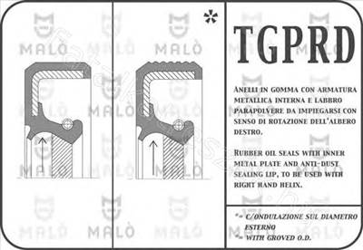 SZIMERING  47x32x6 - TERRACAN, 1502-2002, AVEO, ESCUDO, X-90, TICO - AK.1030/PRDF -  - Akron Utángyártott új 1030/PRDF