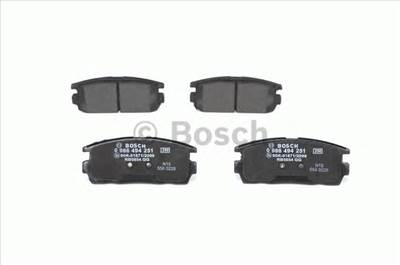 BOSCH 0 986 494 251 - fékbetét CHEVROLET OPEL VAUXHALL