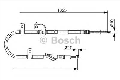 BOSCH 1 987 482 081 - Kézifék bowden SUBARU