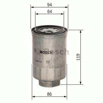 BOSCH F 026 402 110 - Üzemanyagszűrő TOYOTA