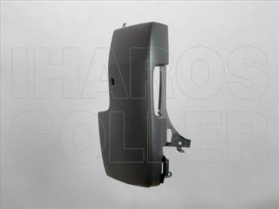 Opel Vivaro A 2000-2014 - Hátsó lökhárító sarok bal szürke