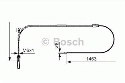 BOSCH 1 987 482 130 - Kézifék bowden MERCEDES-BENZ