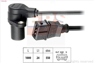 EPS 1.953.228 - főtengely jeladó CHEVROLET DAEWOO OPEL VAUXHALL