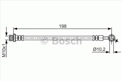 BOSCH 1 987 481 712 - fékcső NISSAN