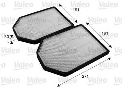 VALEO 698790 - pollenszűrő AUDI