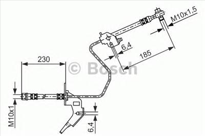 BOSCH 1 987 476 199 - fékcső CHEVROLET HOLDEN OPEL VAUXHALL