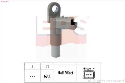 EPS 1.953.463 - vezérműtengely pozíció érzékelő CITROËN FORD MAZDA PEUGEOT TOYOTA