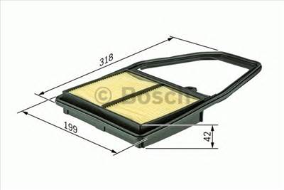 BOSCH 1 457 433 322 - légszűrő HONDA