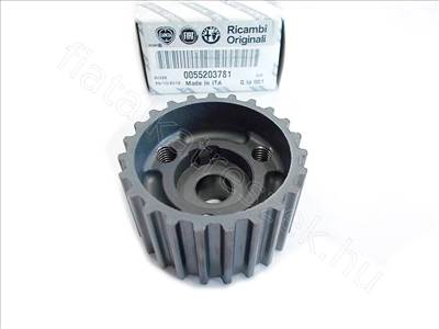 Vezérlés főtengely bordáskerék 1.2, 1.4 - FIORINO, BRAVO, STRADA, DELTA, PUNTO, MUSA - 55266538, 55203781 -  - FIAT eredeti Eredeti új 55266538