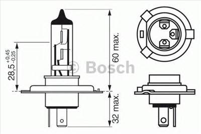 BOSCH 1 987 302 441 - fényszóró izzó DAF GAZ IRISBUS IVECO KAMAZ MAN MERCEDES-BENZ NEOPLAN NISSAN RE