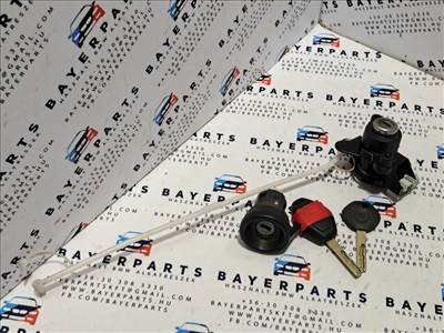 BMW E46 sedan coupe rombusz kulcsos zárszett - hiányos 