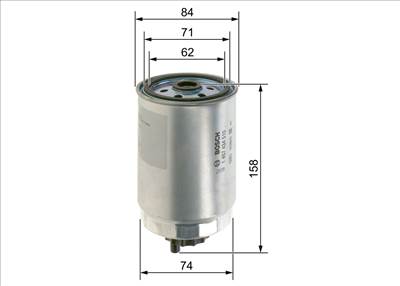 Üzemanyagszűrő BOSCH 1 457 434 510 for HYUNDAI, KIA