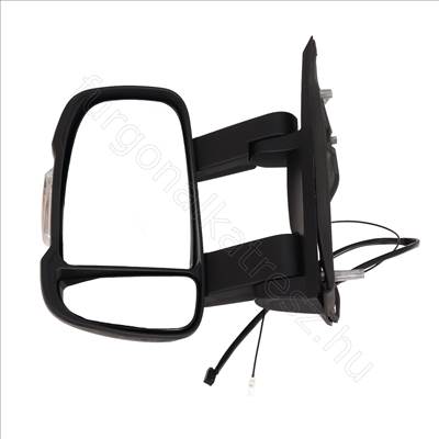 Tükör Fiat Ducato 06>/ 14> elektromos medium bal fűthető+antenna w16w 8pin rhd -  - FT12466 -  - Fastoriginal Utángyártott új 