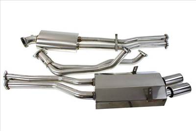 TURBOWORKS CatBack kipufogórendszer BMW E36 M3 rozsdamentes acél