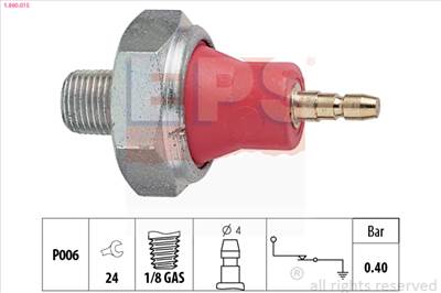 EPS 1.800.015 - olajnyomás kapcsoló ACURA HONDA ISUZU NISSAN OPEL RENAULT ROVER SAAB VAUXHALL
