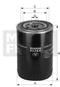 MANN-FILTER WA 940/9 - hűtőközeg szűrő IVECO OPTARE PLAXTON RENAULT TRUCKS VOLVO