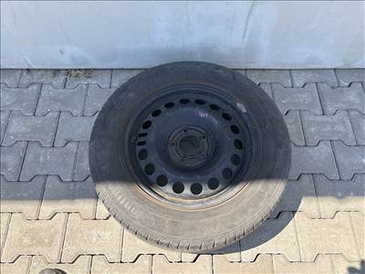 Opel 5x105 lyukosztású 16" használt gyári lemezfelni, rajta kopott gumi 