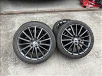 Skoda gyári TURINI alufelni szett, 5x112, 18" 5E Octavia III 3 5E0601025K nyári gumikkal