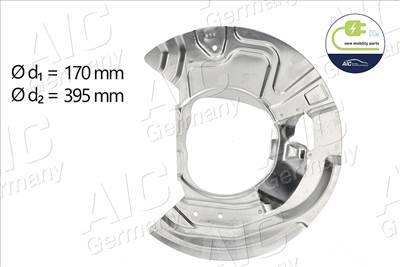 AIC 57761 - terelőlemez, féktárcsa BMW