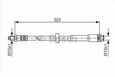 BOSCH 1 987 476 293 - fékcső AUDI