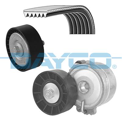 DAYCO KPV328 - hosszbordás szíj készlet CITROËN FIAT LANCIA PEUGEOT