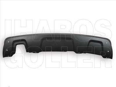 Dacia Duster 2013-2017 - Hátsó lökhárító spoiler, fekete