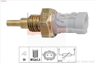 EPS 1.830.351 - hűtőfolyadék hőmérséklet érzékelő FIAT NISSAN SUBARU SUZUKI TOYOTA