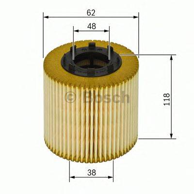 BOSCH F 026 407 069 - olajszűrő CHRYSLER HYUNDAI KIA