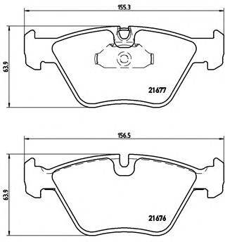 BREMBO P 06 022 - fékbetét BMW