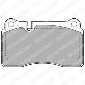 DELPHI LP2012 - fékbetét AUDI CUPRA SEAT VW