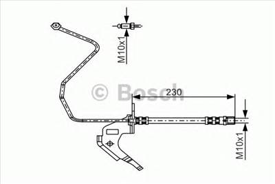 BOSCH 1 987 481 162 - fékcső CHEVROLET OPEL VAUXHALL