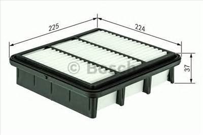 BOSCH 1 457 433 965 - légszűrő MITSUBISHI MITSUBISHI (BJC)