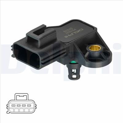 DELPHI PS10227 - szívócső nyomás érzékelő MAZDA