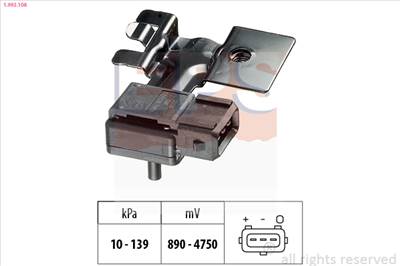 EPS 1.993.108 - szívócső nyomás érzékelő VOLVO