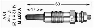 NGK 5148 - izzítógyertya FORD