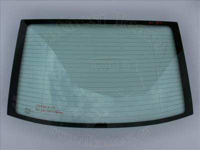 Opel Vectra B/2 1999-2001 - szélvédő, hátsó, fűtött, zöld, kivéve alsó kiegészítő féklámpa, 4ajtós