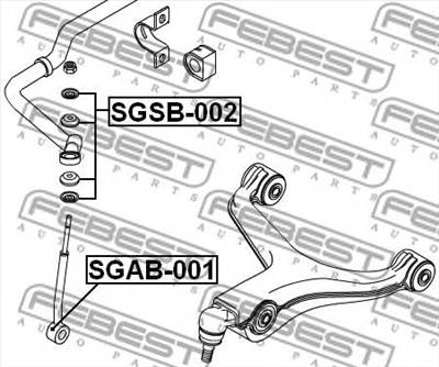 FEBEST SGSB-002 - Lengőkar szilent SSANGYONG
