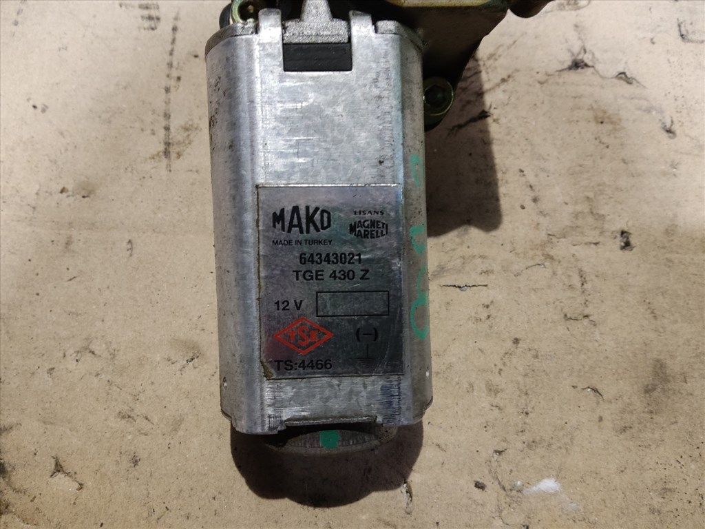 Fiat Doblo 2000-2009 hátsó ablaktörlő motor, felnyíló ajtós kivitelhez 64343021 3. kép