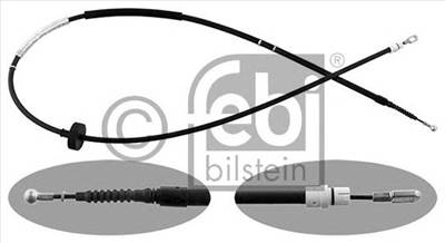 FEBI BILSTEIN 48304 - Kézifék bowden AUDI SEAT