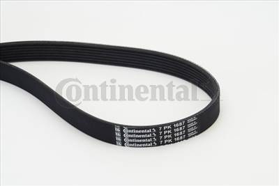 CONTINENTAL CTAM 7PK1687 - hosszbordás szíj LEXUS MERCEDES-BENZ NISSAN OPEL RENAULT VAUXHALL