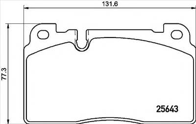 BREMBO P 85 133 - fékbetét AUDI