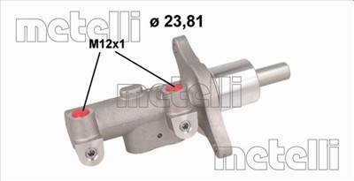 METELLI 05-1137 - főfékhenger CITROËN PEUGEOT