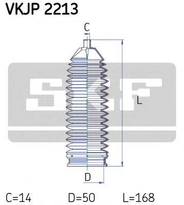 SKF VKJP 2213 - kormánymű gumiharang készlet MINI NISSAN RENAULT